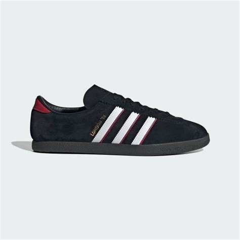 adidas london schwarz|adidas london 96 shoes black.